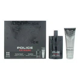 Police Set Police Extreme para hombre con Eau De Toilette y Gel de Ducha & Champú 2-en-1