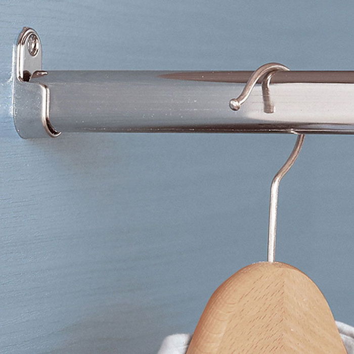 Cintacor Soporte Armario Ovalado Blanco Entre-Paredes (2 uds)