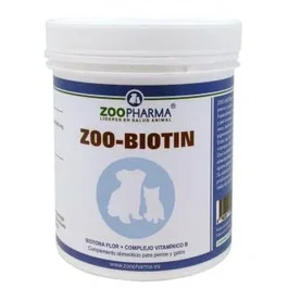 Zoopharma Veterinaria Zoo-Biotin Mascotas Complemento Alimenticio para Piel y Pelo 50 Comprimidos