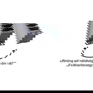 GoodConnections GC-N0087 Regleta de Alimentación (PDU) 19" 8 Salidas AC Tipo F con Interruptor, Cable 1.8m, Aluminio Negro/Plata