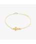 Radiant Pulsera Gold Cruz Piedras color FANTASY Dorado