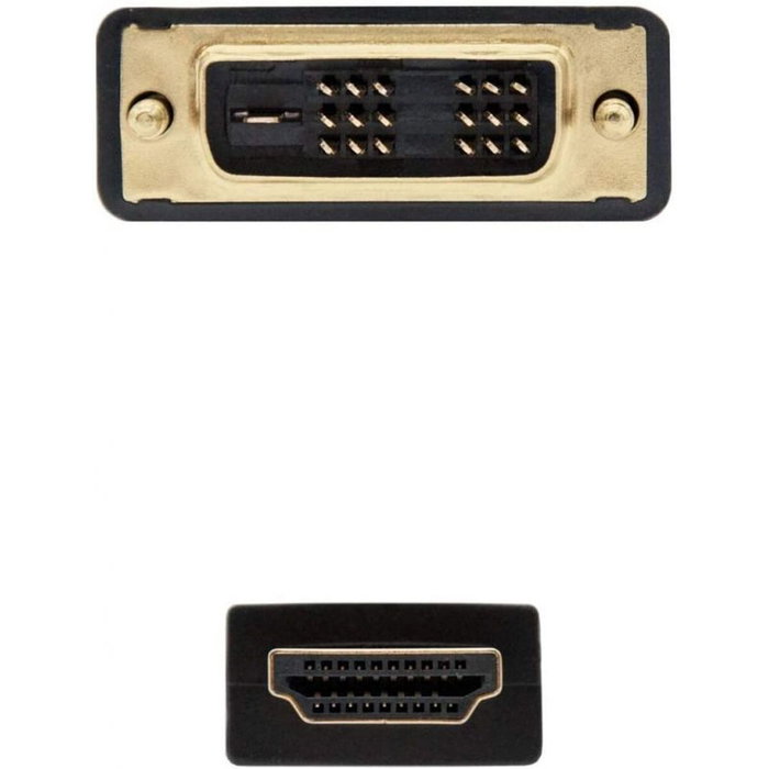 Nanocable Cable DVI a HDMI Macho, 3m, Negro