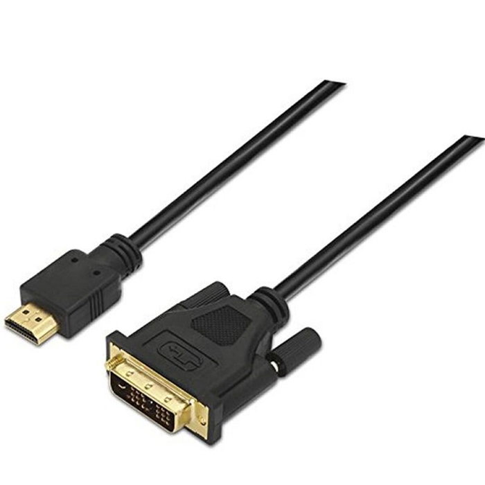 Nanocable Cable DVI a HDMI Macho, 3m, Negro