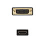 Nanocable Cable DVI a HDMI Macho, 3m, Negro