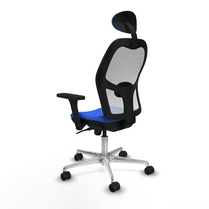 PIQUERAS Y CRESPO Silla de oficina Jorquera Azul y Blanco
