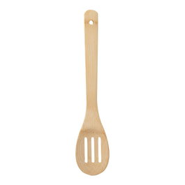 San Ignacio Cuchara Ranurada Experto de Bambú, 30 cm x 6 cm, Utensilio de Cocina