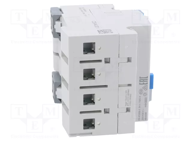 Hager CDS463D Interruptor diferencial 4 polos 63A 30mA Tipo A QuickConnect Hager CDS463D Interruptor diferencial 4 polos 63A 30mA Tipo A QuickConnect