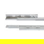 Emuca Juego de guías ocultas para cajones Silver, de extracción total, con cierre suave, profundidad 300mm, Acero, Cincado
