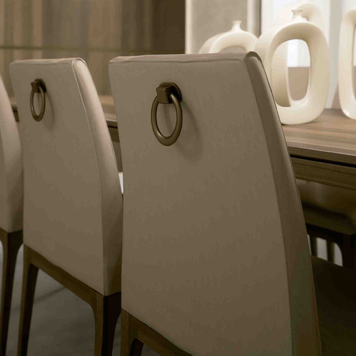 Giusti Anilla Zmk Olga D90-95 para Sillón Cromo 90-95mm Plata