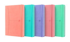 Cuaderno Oxford Signature Tapa Extra A5 80H Liso Col.Pastel (5) (Set de 5)