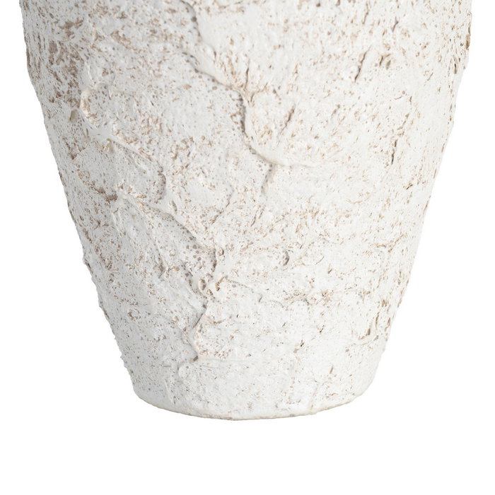 Jarrón Blanco Cerámica Decoración 18 X 18 X 30 cm