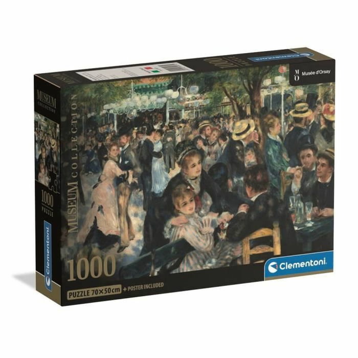 CLEMENTONI Puzzle Bal du Moulin de la Galette Renoir Museum 1000 piezas