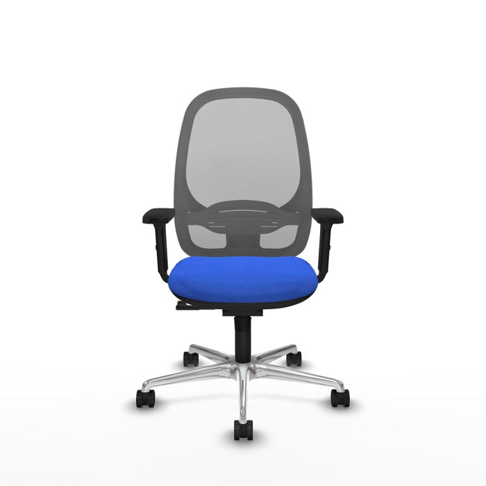PIQUERAS Y CRESPO Silla de oficina Cilanco con mecanismo Sincro, Azul y Gris PIQUERAS Y CRESPO Silla de oficina Cilanco con mecanismo Sincro, Azul y Gris
