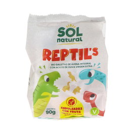 Solnatural Dinos Galletas De Avena Y Fruta Bio 90Gr
