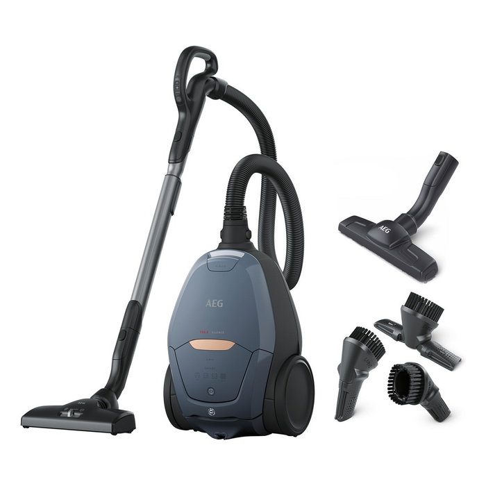 AEG VX82-1-5DB Aspiradora Cilíndrica 600W con Bolsa 3.5L HEPA Azul AEG VX82-1-5DB Aspiradora Cilíndrica 600W con Bolsa 3.5L HEPA Azul