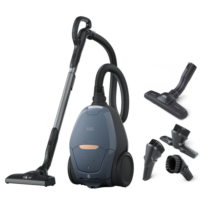 AEG VX82-1-5DB Aspiradora Cilíndrica 600W con Bolsa 3.5L HEPA Azul AEG VX82-1-5DB Aspiradora Cilíndrica 600W con Bolsa 3.5L HEPA Azul