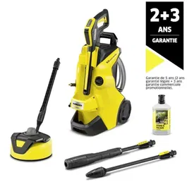 Karcher Hidrolimpiadora K 4 Power Control Flex Home con T 5 y Plug 'n' Clean para limpieza exterior
