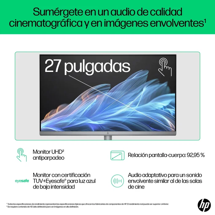 HP OmniStudio X 27-CS0011NS Intel Core Ultra 5 16GB 1TB SSD 27 pulg. Windows 11 Home HP OmniStudio X 27-CS0011NS Intel Core Ultra 5 16GB 1TB SSD 27 pulg. Windows 11 Home