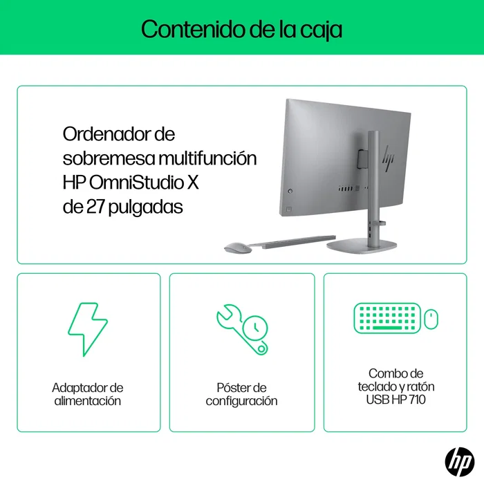 HP OmniStudio X 27-CS0011NS Intel Core Ultra 5 16GB 1TB SSD 27 pulg. Windows 11 Home HP OmniStudio X 27-CS0011NS Intel Core Ultra 5 16GB 1TB SSD 27 pulg. Windows 11 Home
