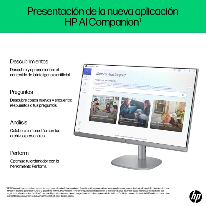 HP OmniStudio X 27-CS0011NS Intel Core Ultra 5 16GB 1TB SSD 27 pulg. Windows 11 Home HP OmniStudio X 27-CS0011NS Intel Core Ultra 5 16GB 1TB SSD 27 pulg. Windows 11 Home