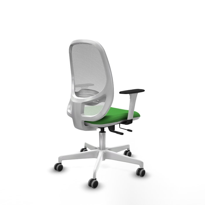 PIQUERAS Y CRESPO Silla de oficina Cilanco con mecanismo Sincro/Traslack, Verde y Blanco PIQUERAS Y CRESPO Silla de oficina Cilanco con mecanismo Sincro/Traslack, Verde y Blanco