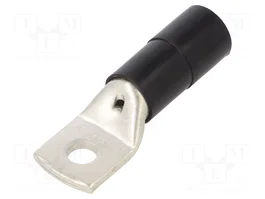 BM GROUP Punta de anillo tubular aislada M10 3/0AWG negra