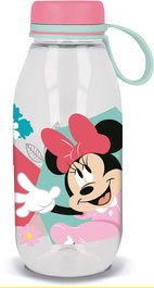 Botella de Agua Minnie Mouse CZ11359 460 ml Rosa Silicona