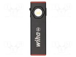 WIHA Linterna LED negra con múltiples niveles de luminosidad