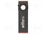 WIHA Linterna LED negra con múltiples niveles de luminosidad