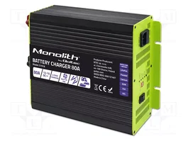 QOLTEC Cargador de Baterías 80A para AGM, GEL, Plomo-Ácido y Li-FePO4