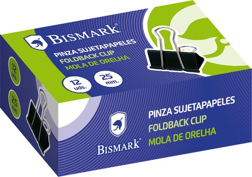 Pinza Pala Abatible Bismark 25 Mm. Caja De 12 Pinza Pala Abatible Bismark 25 Mm. Caja De 12
