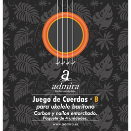 Juego de Cuerdas Admira para Ukelele Barítono Ca500Ukcb Carbon
