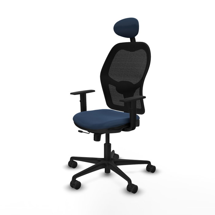 PIQUERAS Y CRESPO Silla de oficina Jorquera Azul marino y Negro PIQUERAS Y CRESPO Silla de oficina Jorquera Azul marino y Negro
