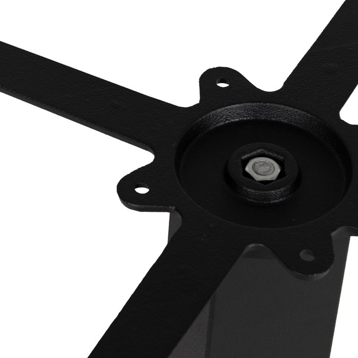 Patas para Mesa Negro Hierro Salón 45 X 45 X 72 cm