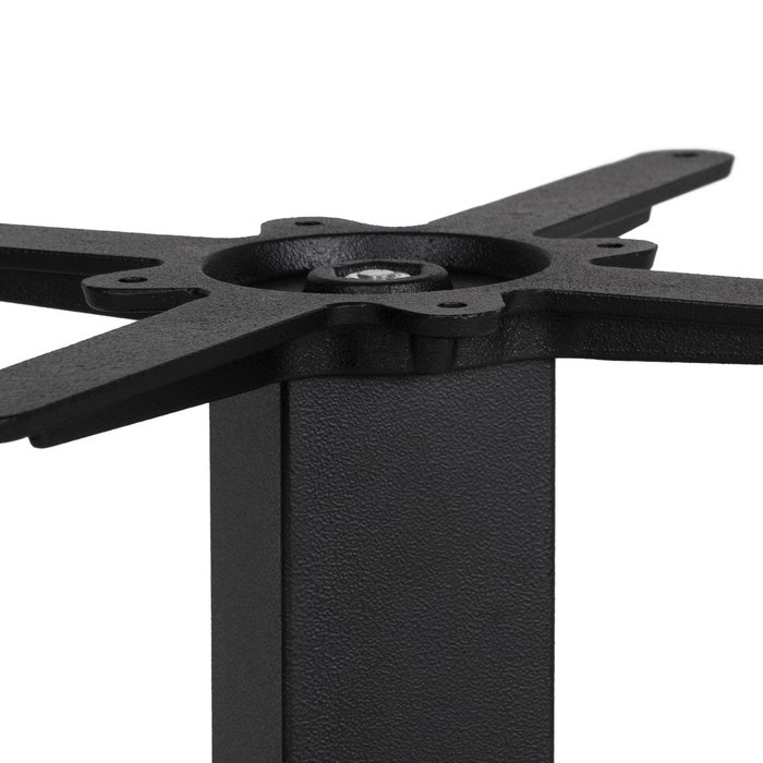 Patas para Mesa Negro Hierro Salón 45 X 45 X 72 cm