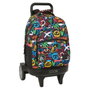Safta Mochila Grande con Ruedas Compact Evolution Graffiti Colors