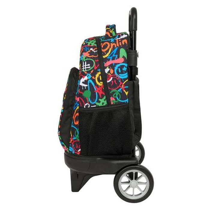 Safta Mochila Grande con Ruedas Compact Evolution Graffiti Colors Safta Mochila Grande con Ruedas Compact Evolution Graffiti Colors