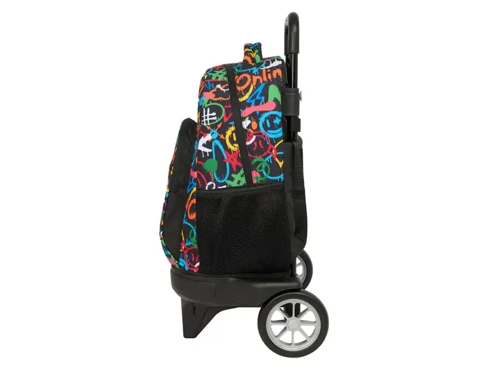 Safta Mochila Escolar con Ruedas Compact Evolution Extraíble Graffiti para Niños Grande 450x330x220 mm