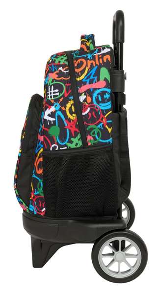 Safta Mochila Grande con Ruedas Compact Evolution Exterior Graffiti Colors 33x45x22 cm Safta Mochila Grande con Ruedas Compact Evolution Exterior Graffiti Colors 33x45x22 cm