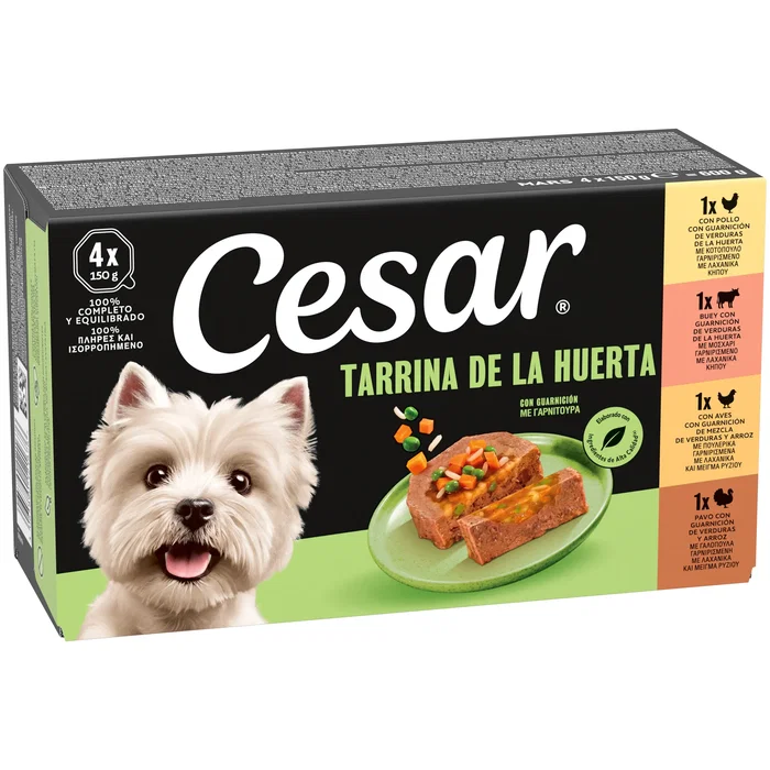 Cesar Multipack Selección de la Huerta Caja 6x4x150g Cesar Multipack Selección de la Huerta Caja 6x4x150g