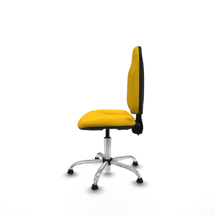 PIQUERAS Y CRESPO Silla de oficina Algarra sin brazos - Amarillo PIQUERAS Y CRESPO Silla de oficina Algarra sin brazos - Amarillo