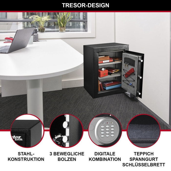 Master Lock Digital XL Safe T8-331ML Negra Master Lock Digital XL Safe T8-331ML Negra