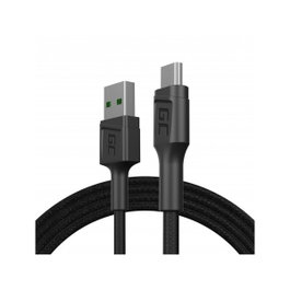 Green Cell Cable Greencell Powerstream USB-A a Micro USB KABGC20 Negro