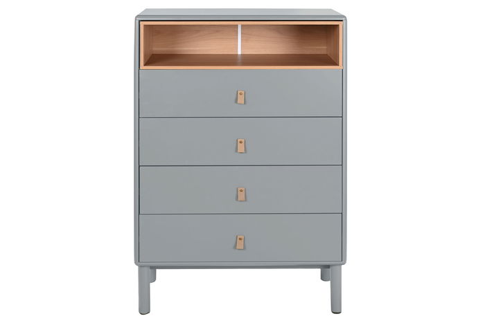 DKD Home Decor Chifonier Gris 80 x 40 x 117 cm