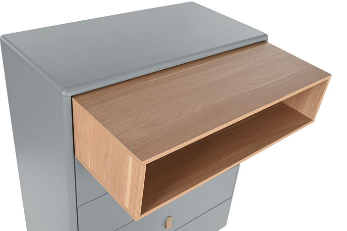 DKD Home Decor Chifonier Gris 80 x 40 x 117 cm