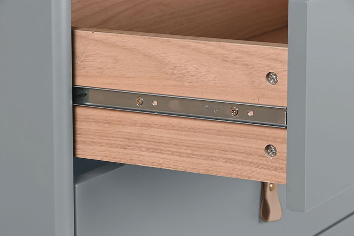 DKD Home Decor Chifonier Gris 80 x 40 x 117 cm