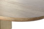 DKD Home Decor Mesa de Comedor Mango Latón Dorado