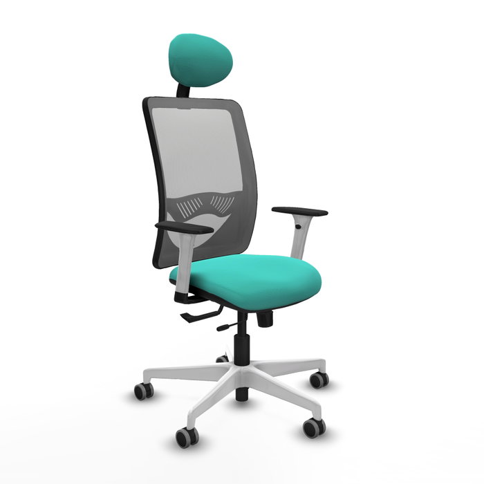 PIQUERAS Y CRESPO Silla de Oficina Zulema con Mecanismo Sincro/Traslack Turquesa y Gris PIQUERAS Y CRESPO Silla de Oficina Zulema con Mecanismo Sincro/Traslack Turquesa y Gris
