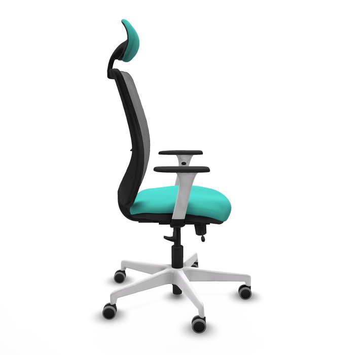 PIQUERAS Y CRESPO Silla de Oficina Zulema con Mecanismo Sincro/Traslack Turquesa y Gris PIQUERAS Y CRESPO Silla de Oficina Zulema con Mecanismo Sincro/Traslack Turquesa y Gris