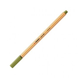 Rotulador Fibra Stabilo Point 88 Verde Barro (Set de 10)